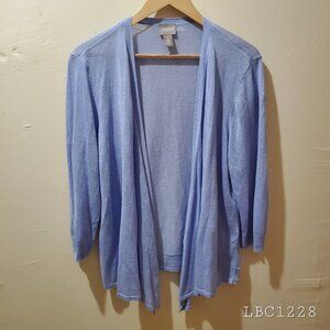 Women's Light Blue Chico's Cardigan